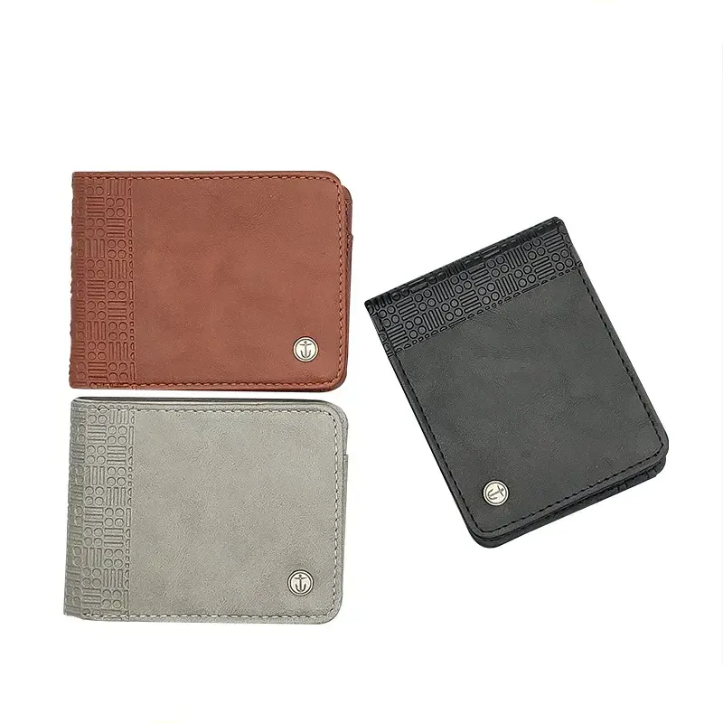 กระเป๋าสตางค์ Bifold พร้อมหน้าต่าง ID สำหรับผู้ชาย