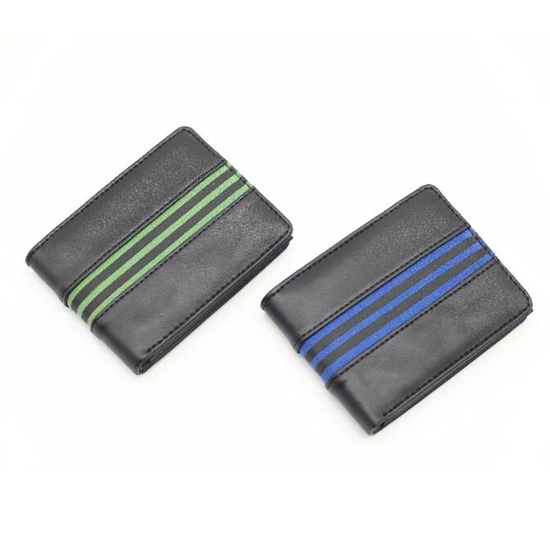 Strips พิมพ์ Slim Wallet สำหรับผู้ชาย